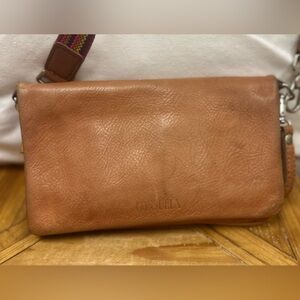 Consuela Brandy Leather Uptown Crossbody Bag